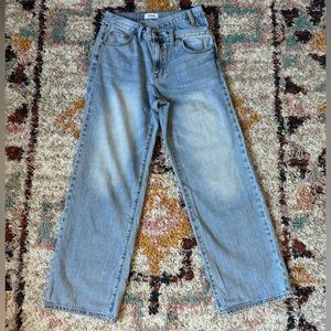 Bobbie Mid Rise Loose Straight Leg w/ Crossover